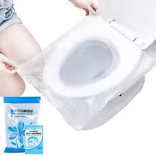 غطاء مقعد مرحاض       Housse de siège de toilette jetable